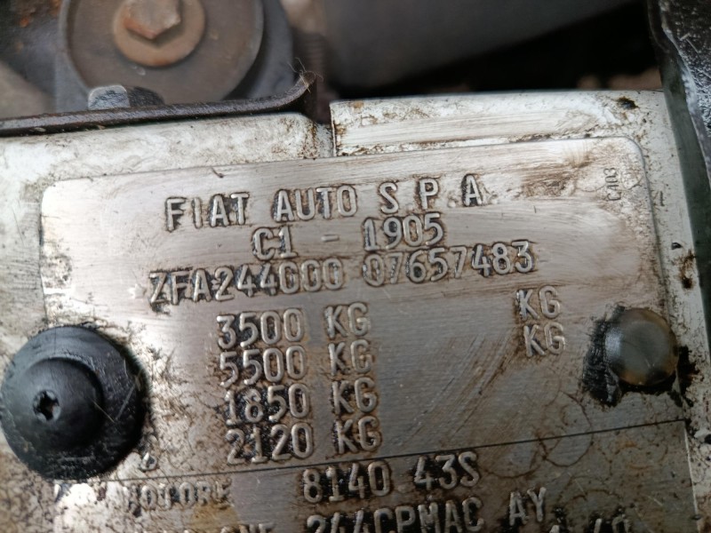 fiat ducato furgoneta (244_) del año 2005