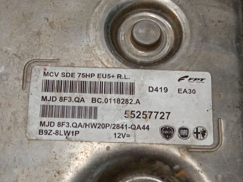 Recambio de centralita motor uce para peugeot bipper (aa_) 1.3 hdi 75 referencia OEM IAM 55257727 MJD8F3.QA 