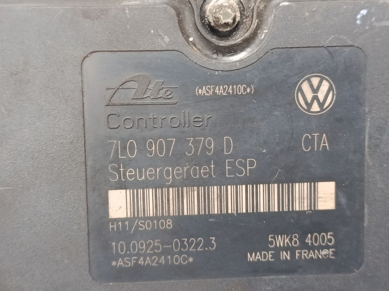 Recambio de abs para porsche cayenne (9pa) s 4.5 referencia OEM IAM 7L0907379D 7L0614111E 