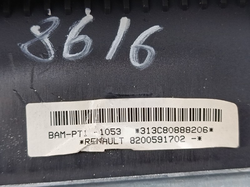 Recambio de airbag volante para renault modus / grand modus (f/jp0_) 1.2 16v (jp0w) referencia OEM IAM 8200591702  