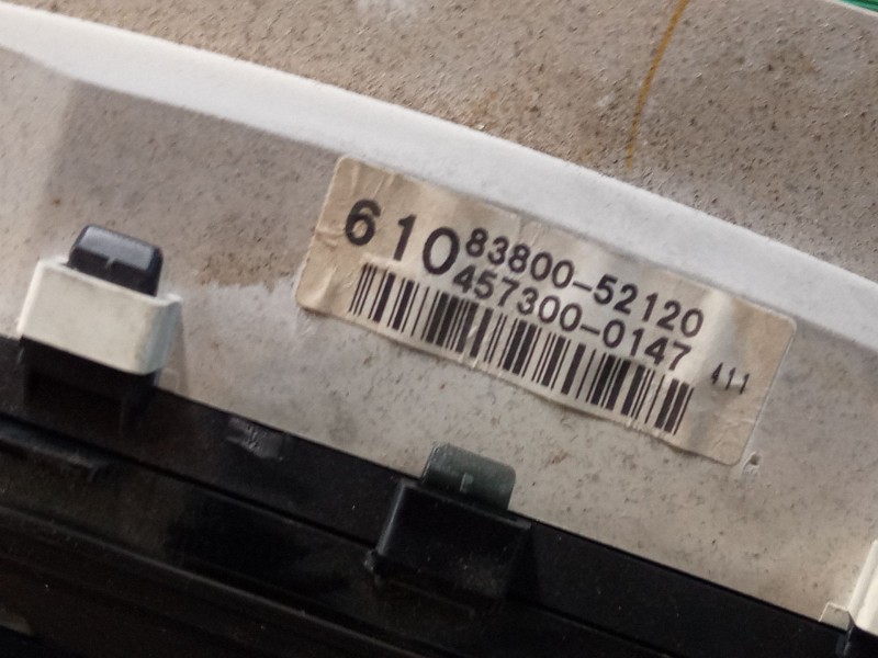 Recambio de cuadro instrumentos para toyota yaris (_p1_) 1.3 (ncp10_, scp12_) referencia OEM IAM 8380052120  