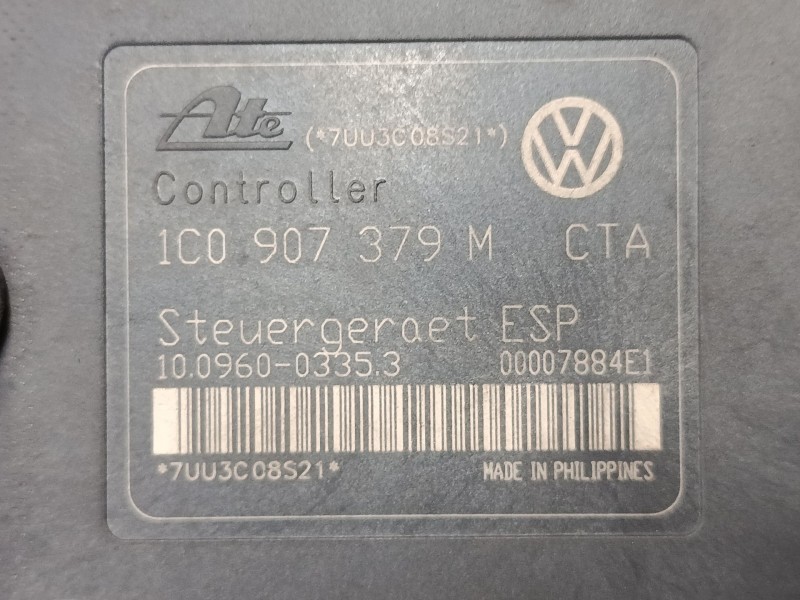 Recambio de abs para volkswagen new beetle descapotable (1y7) 2.0 referencia OEM IAM 1J0614517J 1J0614517JF5 1C0907379M