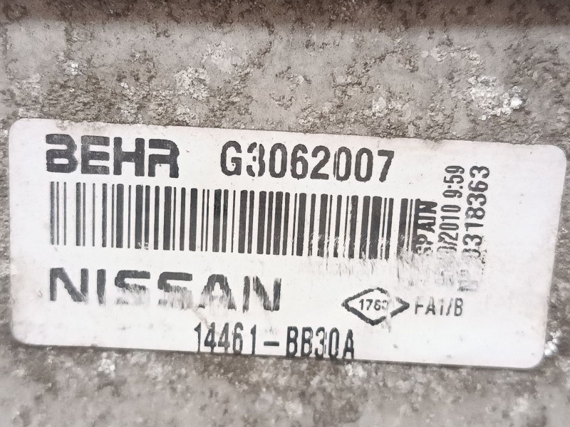 Recambio de intercooler para nissan qashqai i (j10, nj10) 1.5 dci referencia OEM IAM   