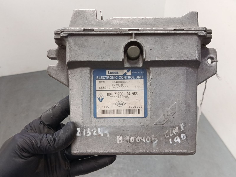 Recambio de centralita motor uce para renault clio ii (bb_, cb_) 1.9 d (b/cb0e, bb0j) referencia OEM IAM HOM770104956  770011120