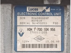 Recambio de centralita motor uce para renault clio ii (bb_, cb_) 1.9 d (b/cb0e, bb0j) referencia OEM IAM HOM770104956  770011120 2