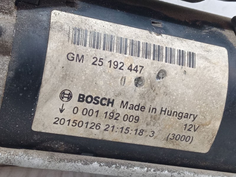 Recambio de motor arranque para opel corsa e (x15) 1.4 (08, 68) referencia OEM IAM 0001192009  