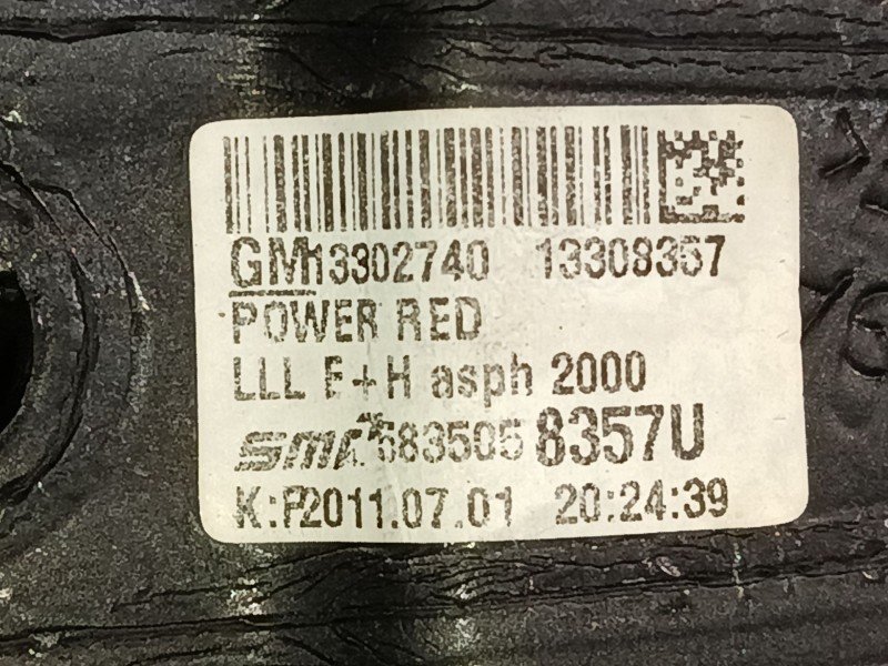 Recambio de retrovisor electrico izquierdo para opel astra j (p10) 1.7 cdti (68) referencia OEM IAM 13302740  