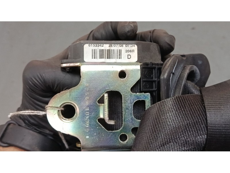 Recambio de cinturon seguridad delantero derecho para seat ibiza iv sc (6j1, 6p5) 1.4 referencia OEM IAM 6153342  