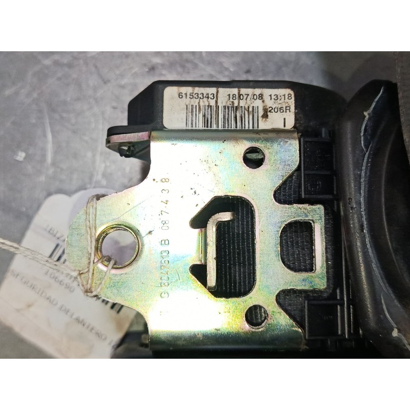 Recambio de cinturon seguridad delantero izquierdo para seat ibiza iv sc (6j1, 6p5) 1.4 referencia OEM IAM 6153343  