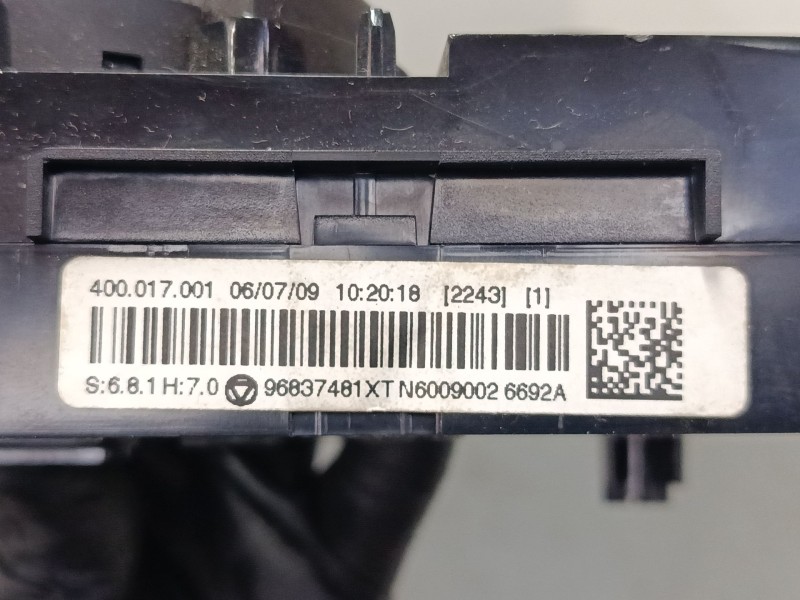 Recambio de mando climatizador para peugeot 3008 i monospace (0u_) 1.6 hdi referencia OEM IAM 96837481XT  