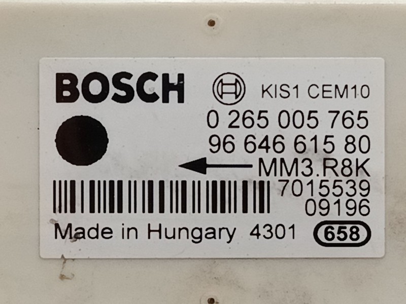 Recambio de sensor esp para peugeot 3008 i monospace (0u_) 1.6 hdi referencia OEM IAM 9664661580  