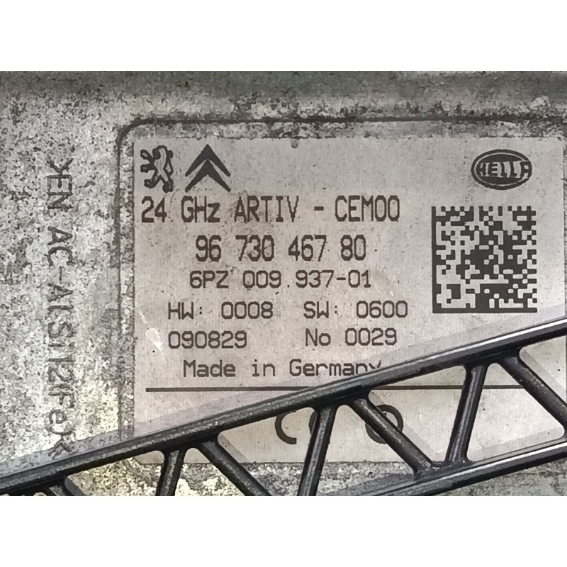 Recambio de modulo radar control distancia para peugeot 3008 i monospace (0u_) 1.6 thp referencia OEM IAM 9673046780 6PZ009937 