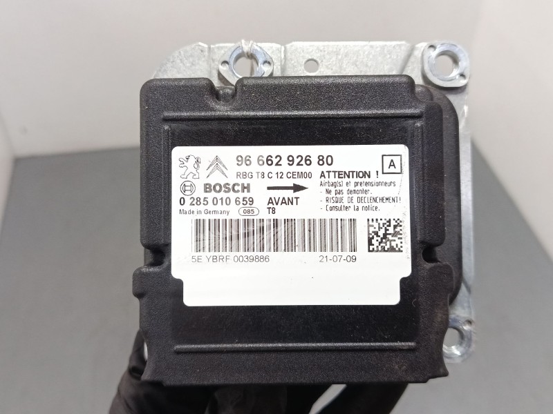 Recambio de centralita airbag para peugeot 3008 i monospace (0u_) 1.6 hdi referencia OEM IAM 9666292680  