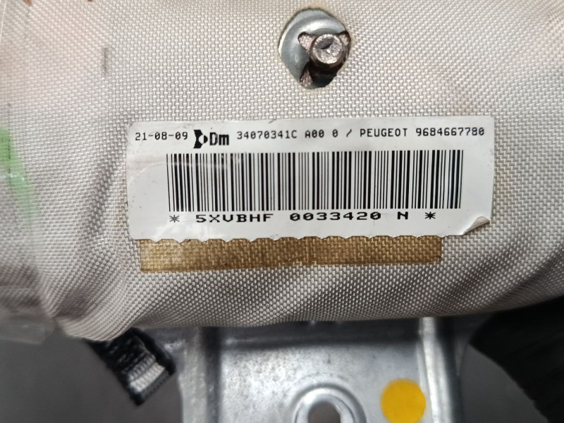 Recambio de airbag lateral delantero derecho para peugeot 3008 i monospace (0u_) 1.6 hdi referencia OEM IAM 9684667780  