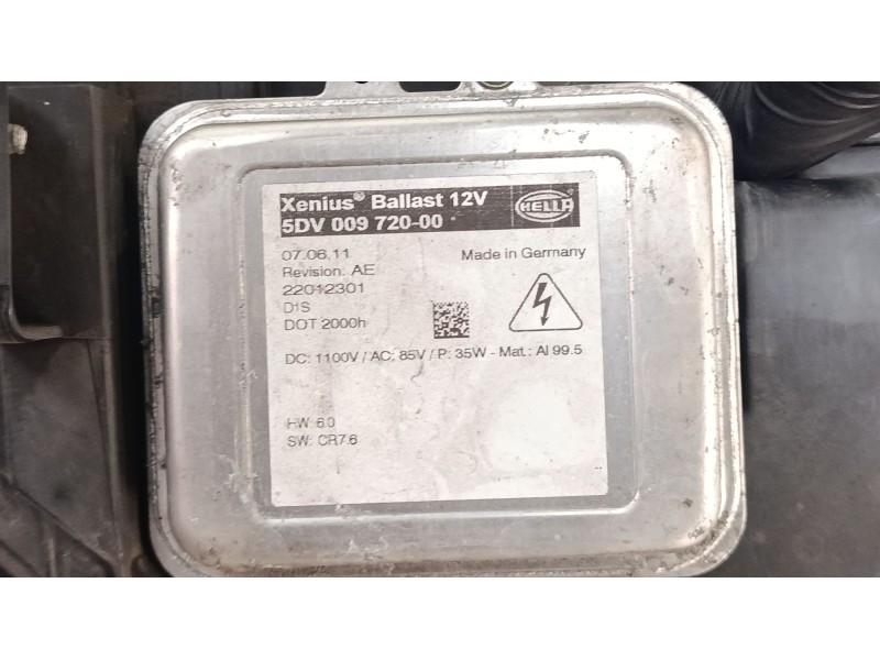 Recambio de faro izquierdo xenon para opel astra j (p10) 1.7 cdti (68) referencia OEM IAM 13253650LH 1ZT01001201 