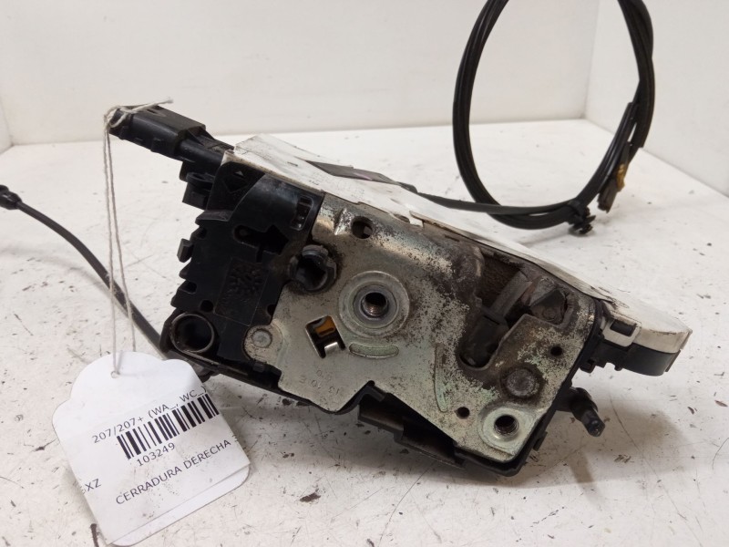 Recambio de cerradura derecha 3p para peugeot 207/207+ (wa_, wc_) 1.4 16v referencia OEM IAM   