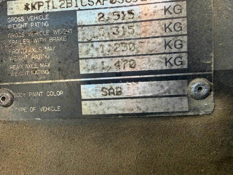 ssangyong korando (kj) del año 1999