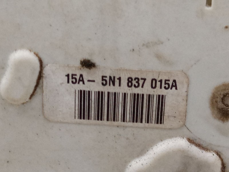 Recambio de cerradura puerta delantera izquierda para volkswagen tiguan (5n_) 2.0 tdi referencia OEM IAM 5N1837015A  