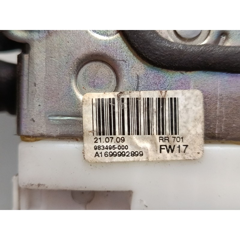 Recambio de cerradura puerta trasera derecha para mercedes-benz clase a (w169) a 180 cdi (169.007, 169.307) referencia OEM IAM A