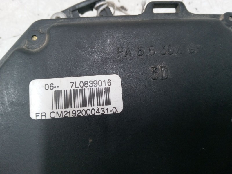 Recambio de cerradura puerta trasera derecha para seat altea (5p1) 1.9 tdi referencia OEM IAM 7L0839016  