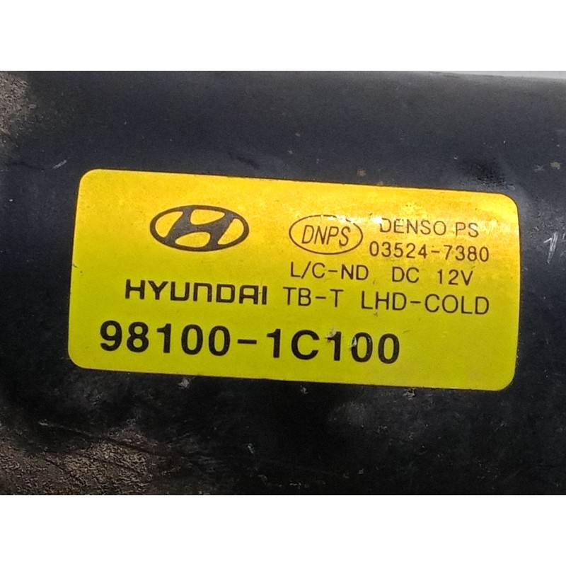 Recambio de motor limpia delantero para hyundai getz (tb) 1.5 crdi referencia OEM IAM 981001C100  035247380