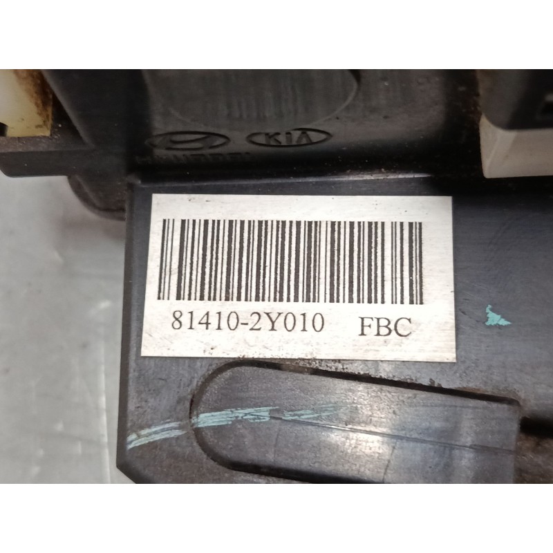 Recambio de cerradura puerta trasera izquierda para hyundai ix35 (lm, el, elh) 2.0 crdi referencia OEM IAM 814102Y010  