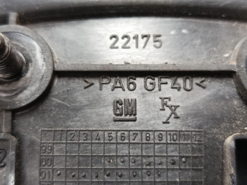 Recambio de maneta exterior puerta delantera derecha para opel corsa c (x01) 1.2 (f08, f68) referencia OEM IAM PA6GF40  