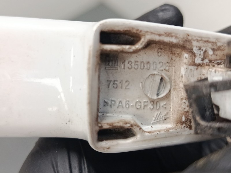 Recambio de maneta exterior puerta trasera izquierda para chevrolet cruze hatchback (j305) 1.8 referencia OEM IAM   