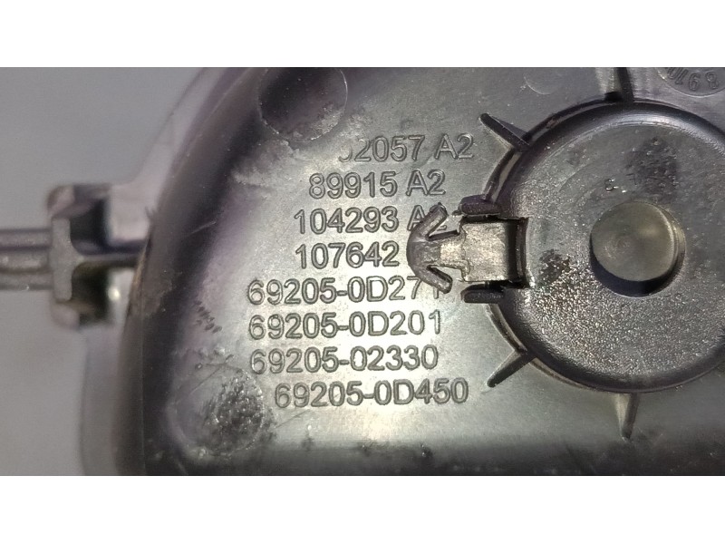 Recambio de maneta interior puerta delantera derecha para toyota aygo (_b4_) 1.0 (kgb40) referencia OEM IAM 89915A2  