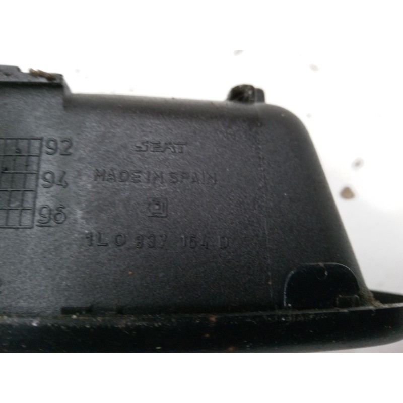 Recambio de maneta interior puerta trasera derecha para seat toledo i (1l2) 1.9 td referencia OEM IAM 1L0837154D  