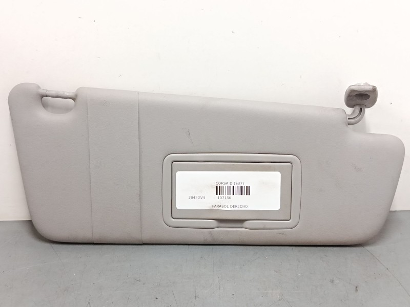 Recambio de parasol derecho para opel corsa d (s07) 1.3 cdti (l08, l68) referencia OEM IAM   