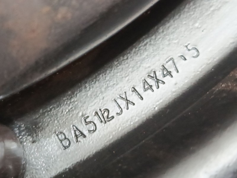 Recambio de llanta chapa 14´´ para ford fiesta v (jh_, jd_) 1.4 tdci referencia OEM IAM 55J 14 ET475  