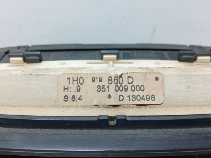 Recambio de cuadro instrumentos para volkswagen golf iii (1h1) 1.8 referencia OEM IAM 1H0919860D  351009000