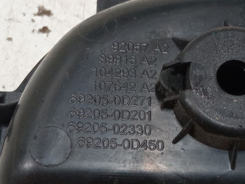 Recambio de maneta interior puerta delantera derecha para peugeot 108 1.2 referencia OEM IAM   