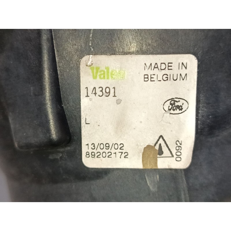 Recambio de faro antiniebla izquierdo para ford fiesta v (jh_, jd_) 1.4 tdci referencia OEM IAM 89202172  