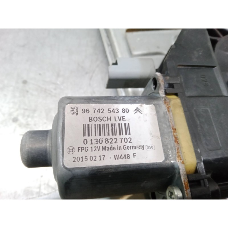 Recambio de elevalunas electrico delantero derecho para peugeot 208 i (ca_, cc_) 1.2 vti 82 referencia OEM IAM 9674254380  
