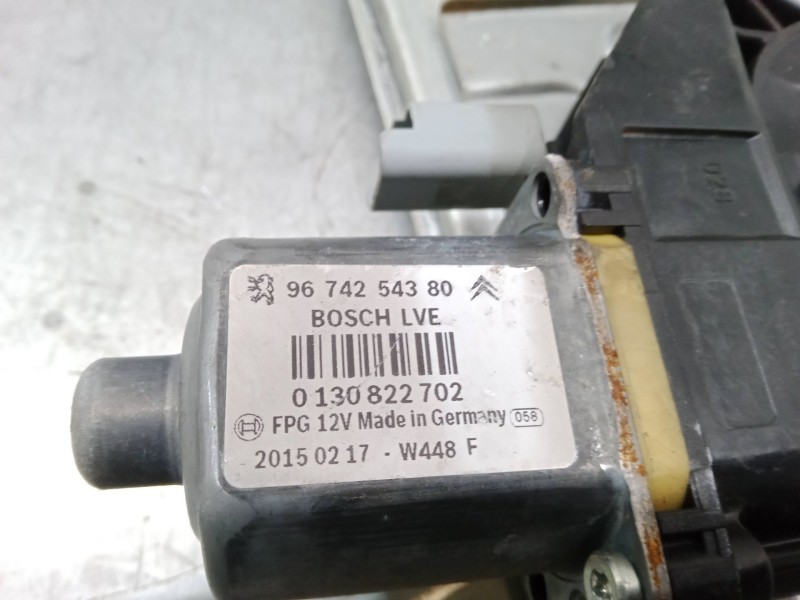 Recambio de elevalunas electrico delantero derecho para peugeot 208 i (ca_, cc_) 1.2 vti 82 referencia OEM IAM 9674254380  