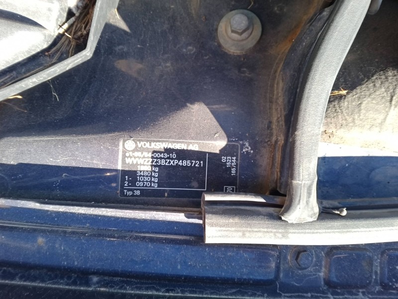 volkswagen passat b5 (3b2) del año 1999