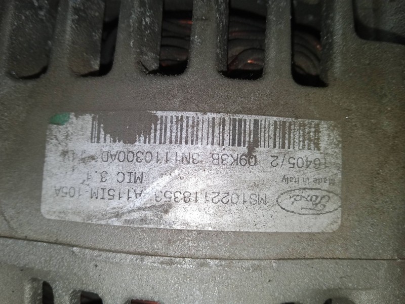 Recambio de alternador para ford focus c-max (dm2) 1.6 referencia OEM IAM MS1022118353  3N1110300AD