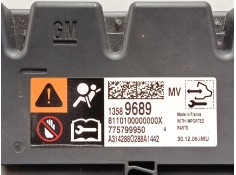 Recambio de centralita airbag para opel zafira tourer c (p12) 2.0 cdti (75) referencia OEM IAM 13589689 775799950  2
