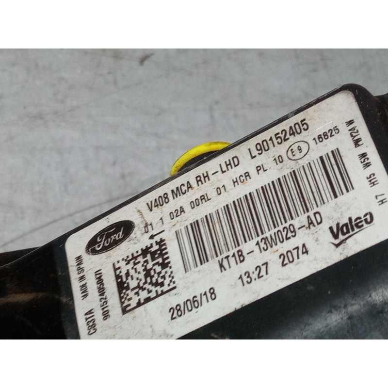 Recambio de faro derecho para ford transit connect v408 furgoneta/monovolumen 1.5 ecoblue referencia OEM IAM KT1B13W029AD L90152