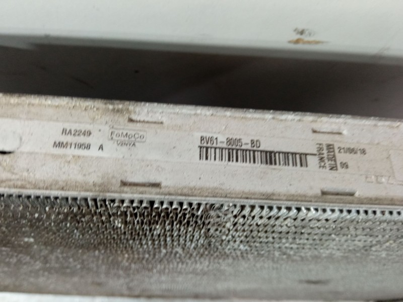 Recambio de radiador agua para ford transit connect v408 furgoneta/monovolumen 1.5 ecoblue referencia OEM IAM BV618005BD  