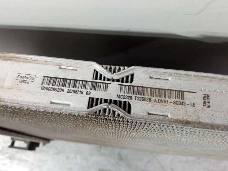 Recambio de radiador agua para ford transit connect v408 furgoneta/monovolumen 1.5 ecoblue referencia OEM IAM BV618005BD  