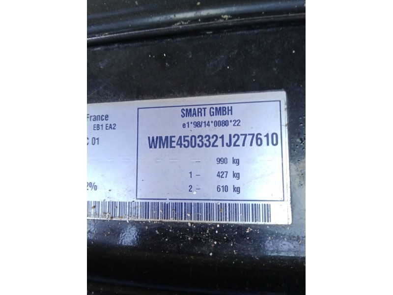 smart fortwo coupé (450) del año 2006