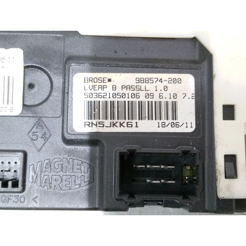 Recambio de elevalunas electrico delantero derecho para renault laguna iii grandtour (kt0/1) 1.5 dci (kt0a, kt0r, kt02) referenc