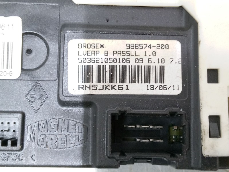 Recambio de elevalunas electrico delantero derecho para renault laguna iii grandtour (kt0/1) 1.5 dci (kt0a, kt0r, kt02) referenc