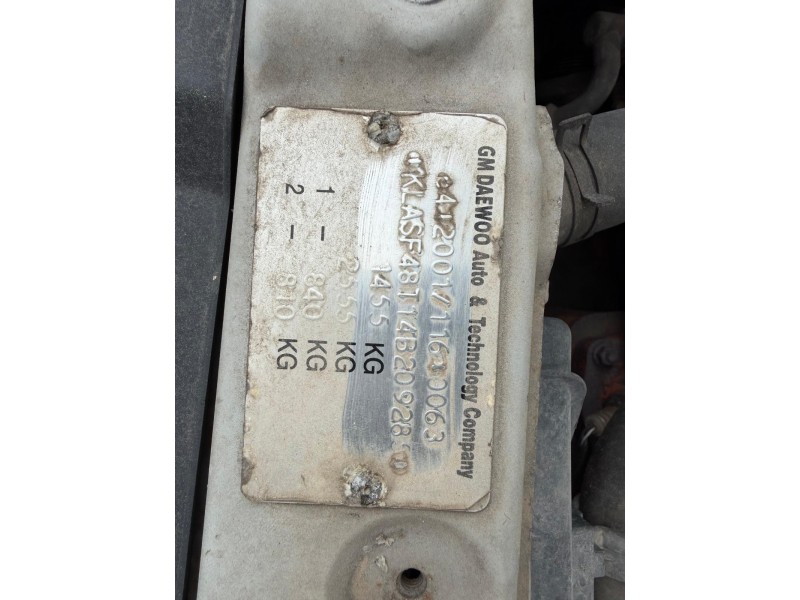 chevrolet aveo / kalos hatchback (t250, t255) del año 2004