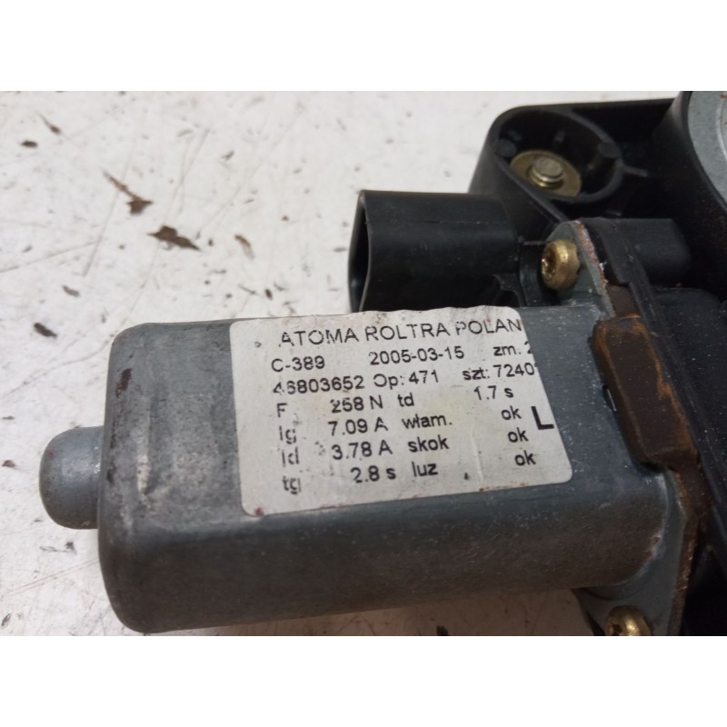 Recambio de elevalunas delantero izquierdo para fiat panda / panda classic (169_) 1.2 (169.axb11, 169.axb1a) referencia OEM IAM 