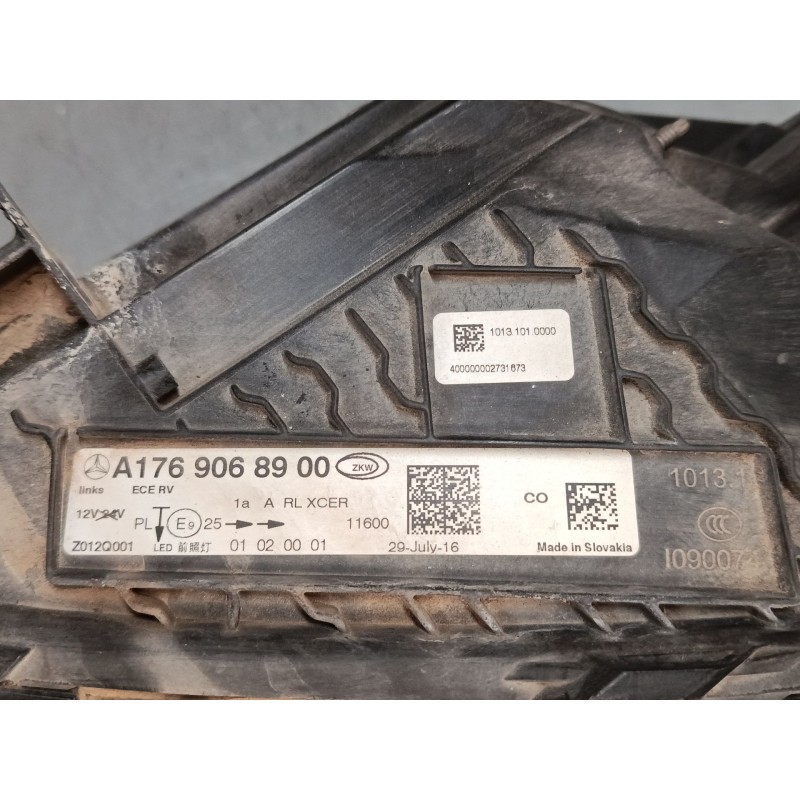 Recambio de faro izquierdo led para mercedes-benz clase a (w176) a 220 d (176.003) referencia OEM IAM A1769068900  