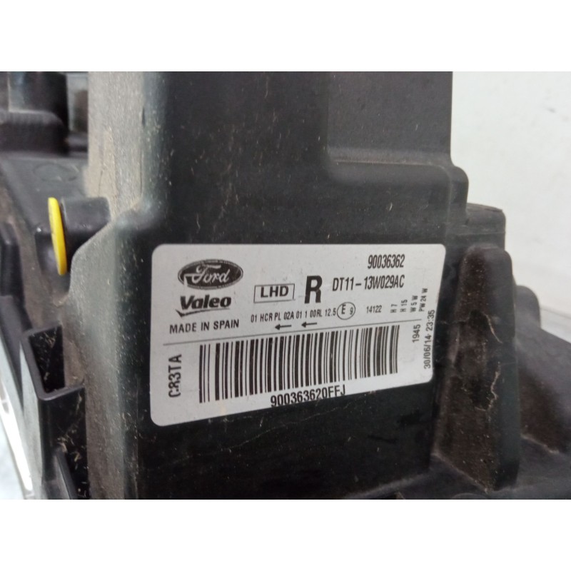 Recambio de faro derecho para ford transit connect v408 furgoneta/monovolumen 1.6 tdci referencia OEM IAM   